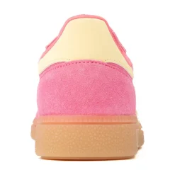 Womens adidas Handball Spezial Athletic Shoe - Lucid Pink / Almost Yellow / Gold Metallic