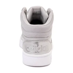 Womens adidas Hoops Mid 3.0 Athletic Shoe - Silver