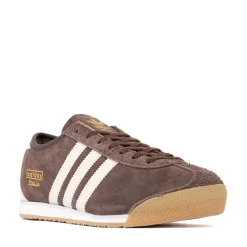 Womens adidas Italia '70s Athletic Shoe - Dark Brown / Alumina / Gold Metallic