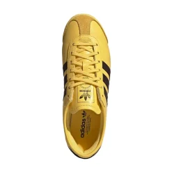 Womens adidas Italia '70s Athletic Shoe - Spring Yellow / Dark Brown / Core Black