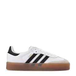 Womens adidas Sambae Athletic Shoe - White / Core Black / Gold Metallic