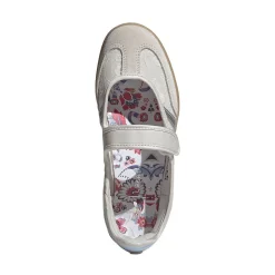 Womens adidas Samba Jane Athletic Shoe - Chalk Pearl / Silver Metallic / Chalk White