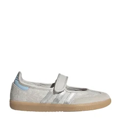 Womens adidas Samba Jane Athletic Shoe - Chalk Pearl / Silver Metallic / Chalk White