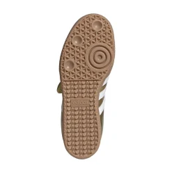 Womens adidas Samba Jane Athletic Shoe - Gold Metallic / Cloud White / Gum
