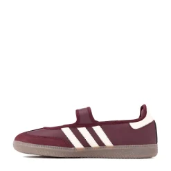 Womens adidas Samba Jane Athletic Shoe - Maroon / Cream White / Gold Metallic