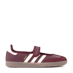Womens adidas Samba Jane Athletic Shoe - Maroon / Cream White / Gold Metallic