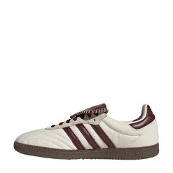 Womens adidas Samba LT Athletic Shoe - Cream White / Maroon / Gold Metallic