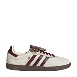 Womens adidas Samba LT Athletic Shoe - Cream White / Maroon / Gold Metallic