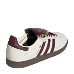 Womens adidas Samba LT Athletic Shoe - Cream White / Maroon / Gold Metallic