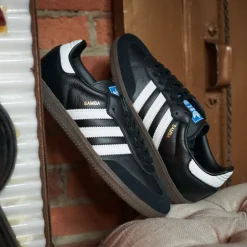 Womens adidas Samba OG Athletic Shoe - Core Black / Cloud White / Clear Granite