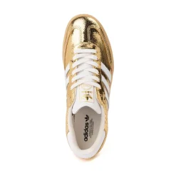 Womens adidas Samba OG Athletic Shoe - Gold Metallic / White / Core White