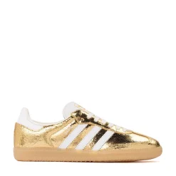 Womens adidas Samba OG Athletic Shoe - Gold Metallic / White / Core White