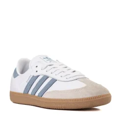 Womens adidas Samba OG Athletic Shoe - White / Alumina / Ash Blue