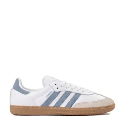 Womens adidas Samba OG Athletic Shoe - White / Alumina / Ash Blue