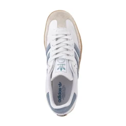 Womens adidas Samba OG Athletic Shoe - White / Alumina / Ash Blue