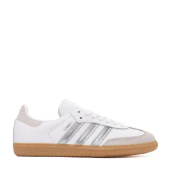Womens adidas Samba OG Athletic Shoe - White / Silver / Gum