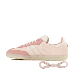 Womens adidas Samba OG Athletic Shoe - Wonder Quartz / Off White / Wonder Mauve