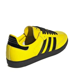 Womens adidas Samba OG Athletic Shoe - Yellow / Core Black / Silver Metallic