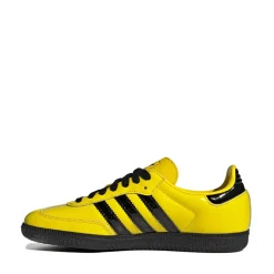 Womens adidas Samba OG Athletic Shoe - Yellow / Core Black / Silver Metallic