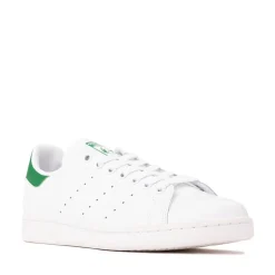 Womens adidas Stan Smith Athletic Shoe - Cloud White / Cloud White / Green