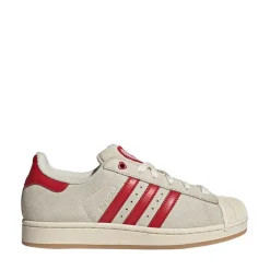 Womens adidas Superstar II Athletic Shoe - Cream White / Better Scarlet / Sandy Pink