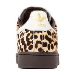 Womens adidas Superstar II Athletic Shoe - Dark Brown / Ivory / Gold Metallic