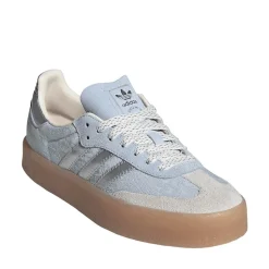 Womens adidas x Liberty London Sambae Athletic Shoe - Crystal Sky / Silver Metallic / Chalk Pearl