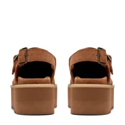 Womens Clarks Meare Easy Elevated Sandal - Tan