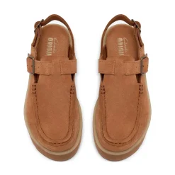 Womens Clarks Meare Easy Elevated Sandal - Tan