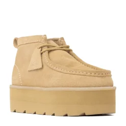 Womens Clarks Meare Elevated Walla Boot - Maple