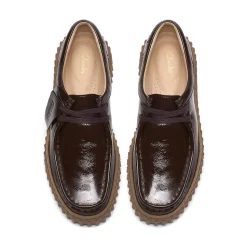 Womens Clarks Torhill Bee Casual Shoe - Brown Patent