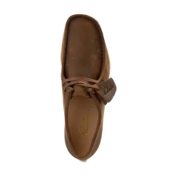 Womens Clarks Wallabee EVO LO Casual Shoe - Beeswax