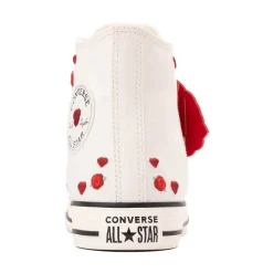 Womens Converse Chuck Taylor All Star Hearts And Roses High-Top Sneaker - White