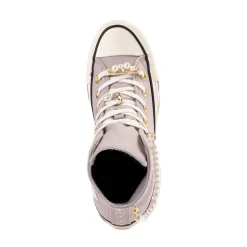 Womens Converse Chuck Taylor All Star High-Top Dressed Up Pearls & Lace Sneaker - Frozen Thistle