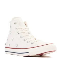 Womens Converse Chuck Taylor All Star High-Top Sneaker - Vintage White / Egret / Days Ahead Red