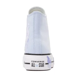 Womens Converse Chuck Taylor All Star Lift Butterflies High-Top Sneaker - Blue Supermoon