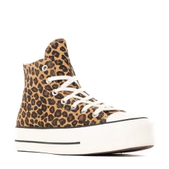 Womens Converse Chuck Taylor All Star Lift Leopard High-Top Sneaker - Incensed / Totally Fudged / Egret