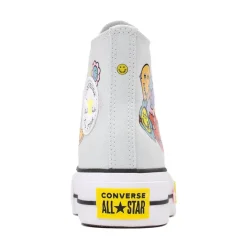 Womens Converse Chuck Taylor All Star Lift Smiley High-Top Sneaker - You Dew You