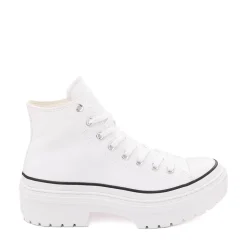 Womens Converse Chuck Taylor All Star Lugged Heel High-Top Sneaker - White