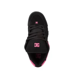Womens DC Command Skate Shoe - Black / Hot Pink