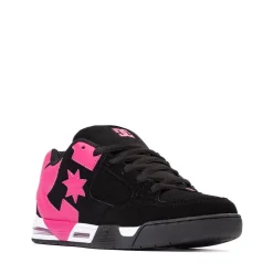 Womens DC Command Skate Shoe - Black / Hot Pink
