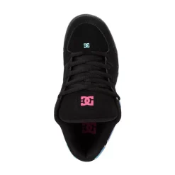 Womens DC Command Skate Shoe - Black / Pink / Blue