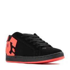 Womens DC Court Graffik Skate Shoe - Black / Hot Pink