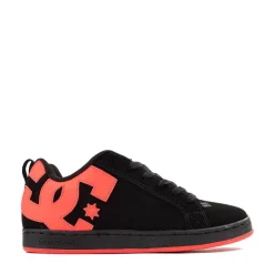 Womens DC Court Graffik Skate Shoe - Black / Hot Pink