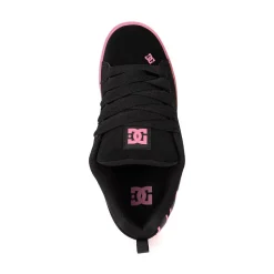 Womens DC Court Graffik Skate Shoe - Black / Pink