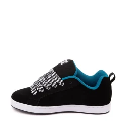 Womens DC Court Graffik Skate Shoe - Black / White / Emerald