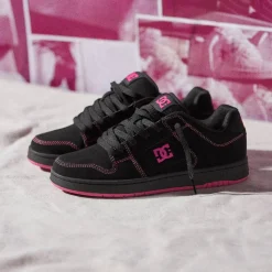 Womens DC Manteca 4 Skate Shoe - Black / Pink