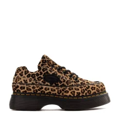 Womens Dr. Martens Buzz 5-Eye Platform Casual Shoe - Leopard