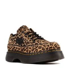Womens Dr. Martens Buzz 5-Eye Platform Casual Shoe - Leopard