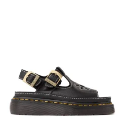 Womens Dr. Martens Dunnet Flower Sandal - Black